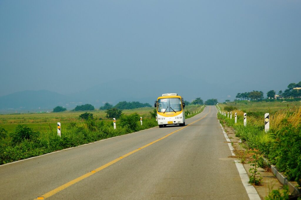 road, transport, asphalt, village bus, bus, bus, bus, bus, bus, bus